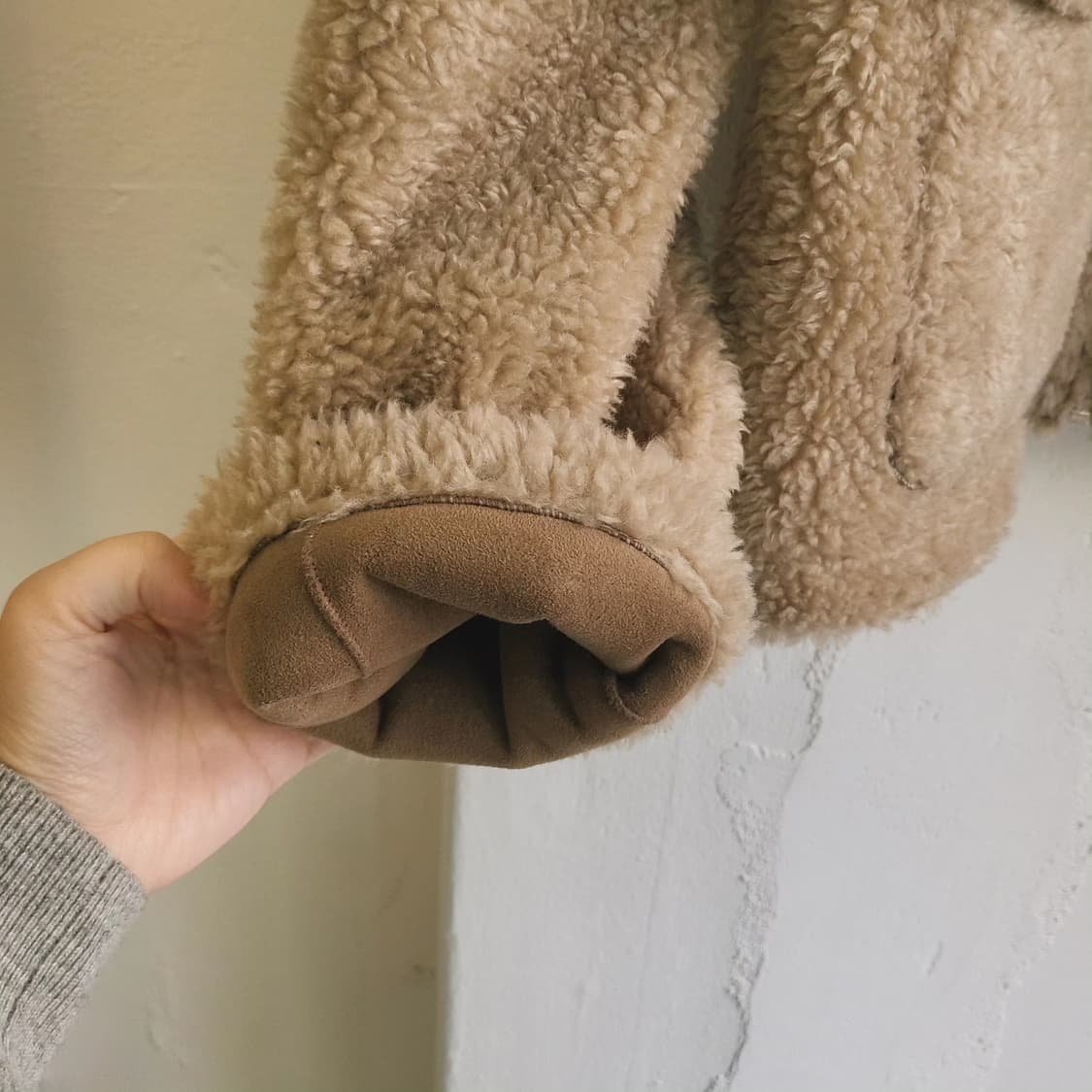 Carol 양털 숏무스탕 상품이미지5