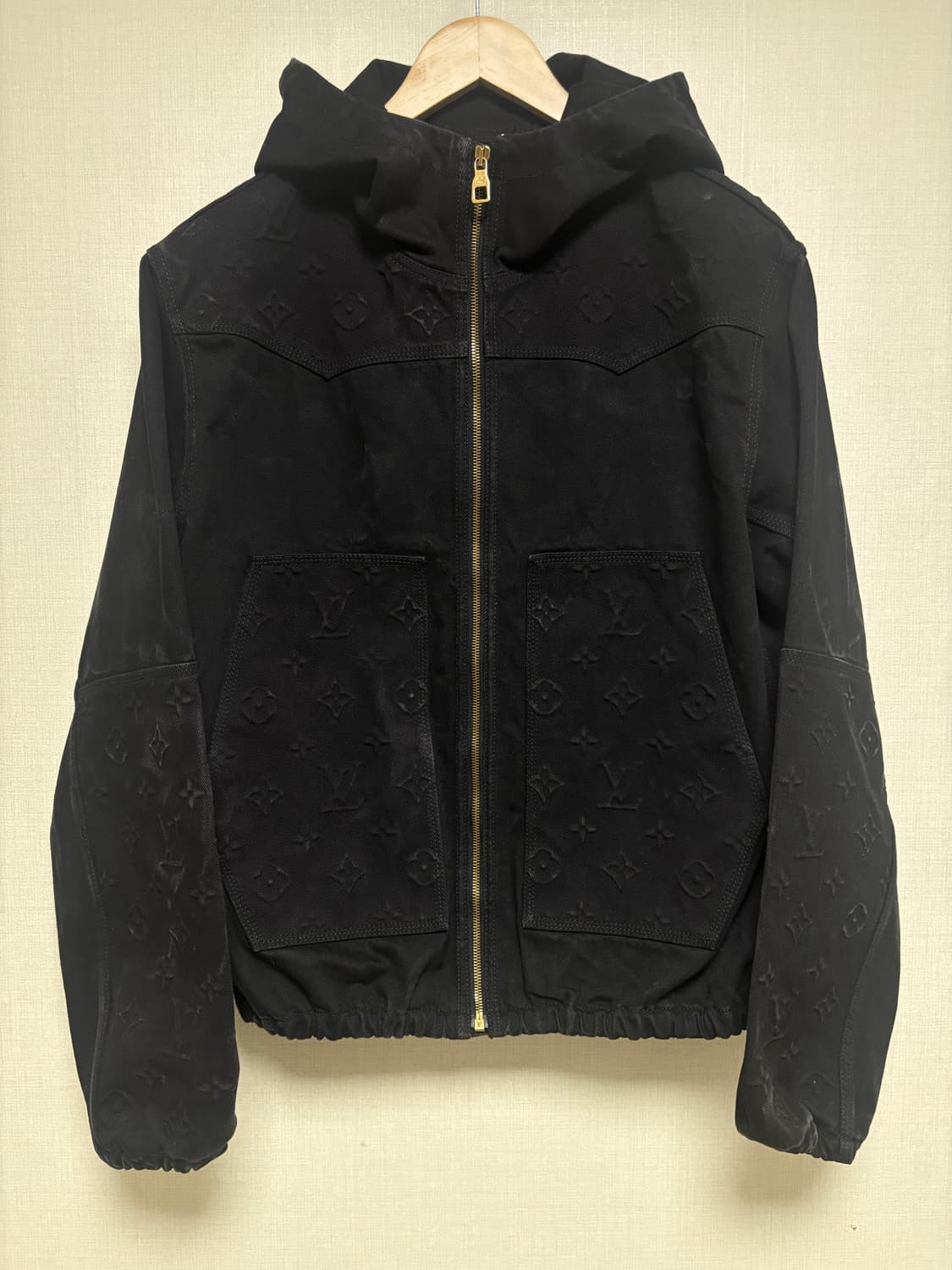 [50/새상품급] 루이비통 모노그램 카펜터 데님 후드집업 자켓 상품이미지1