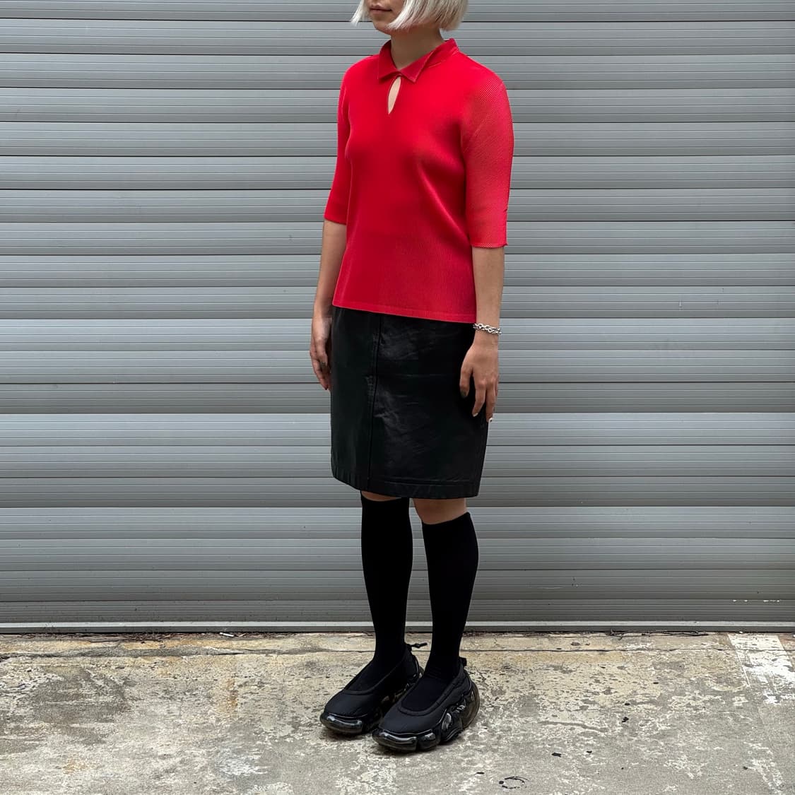 Pleats Please Red Short Top 상품이미지8