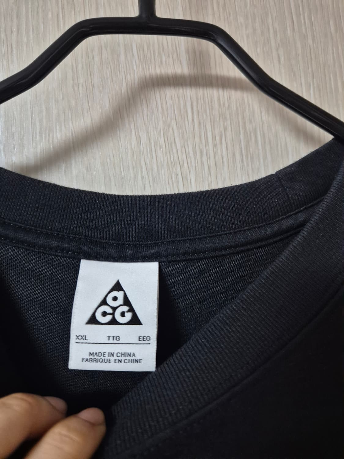 나이키 ACG 하이크 티 반팔티 2XL 블랙 상품이미지5