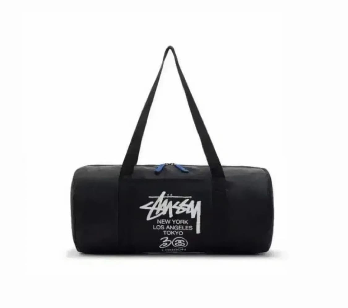 스투시 30주년 더플백 잡지부록 - 숄더 원통형 백 상품이미지1