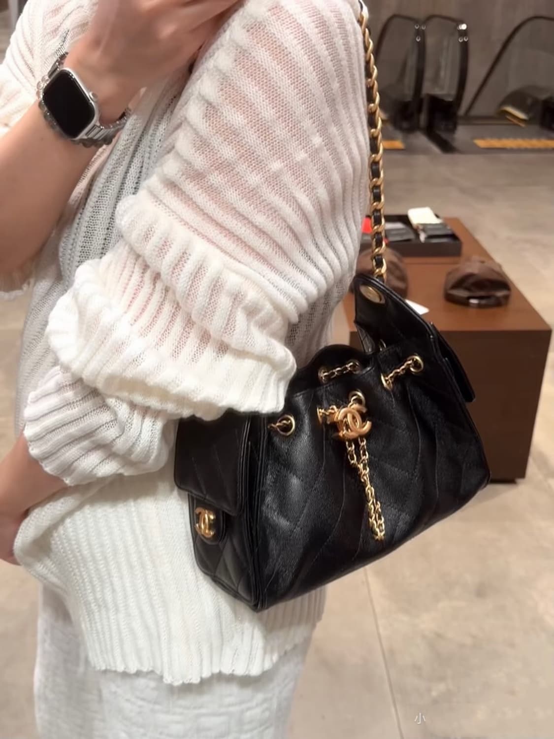 샤넬뷰티 25백 캐비어 샤넬 메이크업 백  상품이미지9