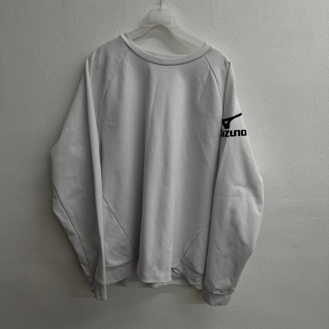 미즈노 트레이닝 흰색 롱슬리브 2XL 상품이미지1