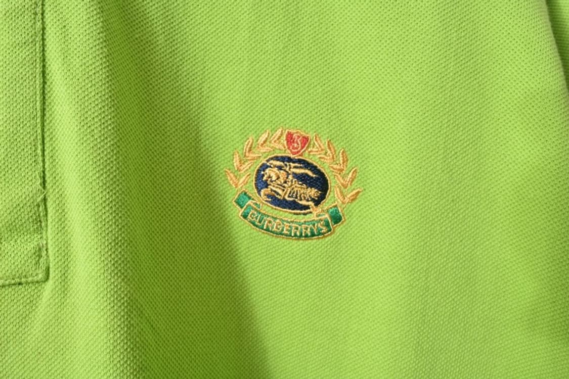 90S USA 버버리 PK 반팔 카라티 L M0337 상품이미지7