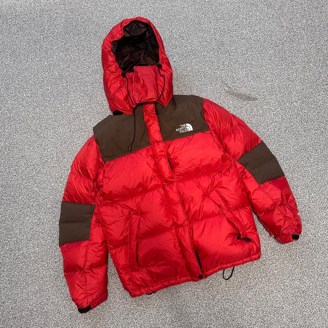 노스페이스 레드 브라운 패딩 상품이미지1