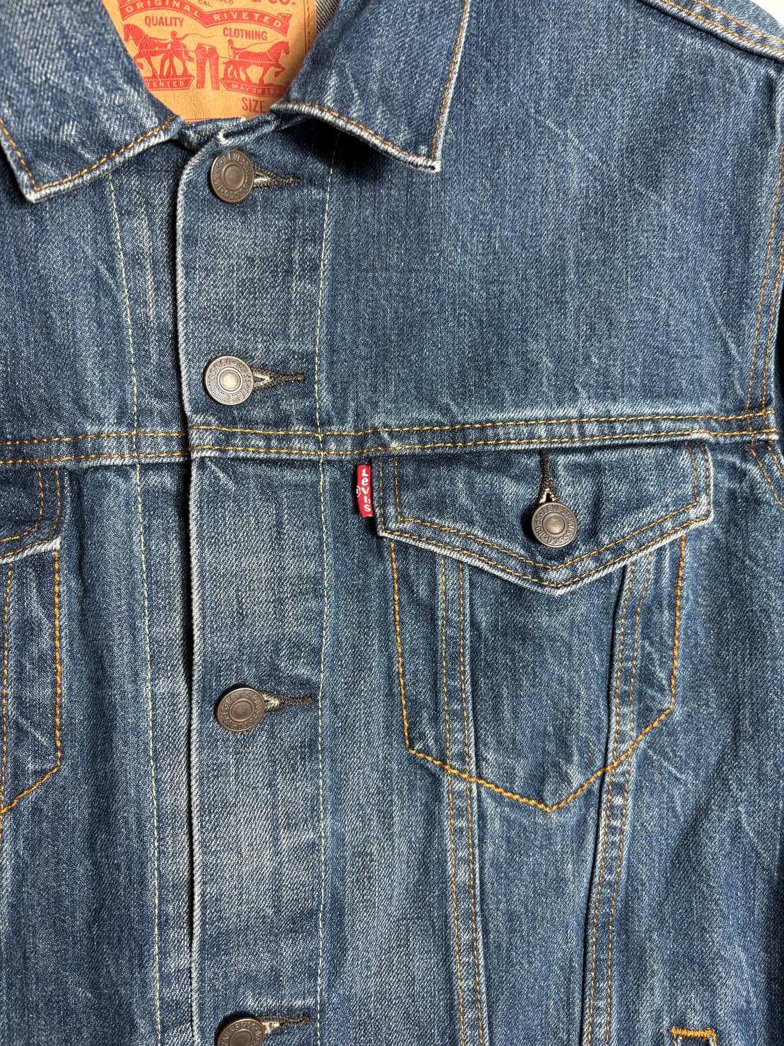 Levis 리바이스 3세대 중청 데님 트러커 자켓 상품이미지3