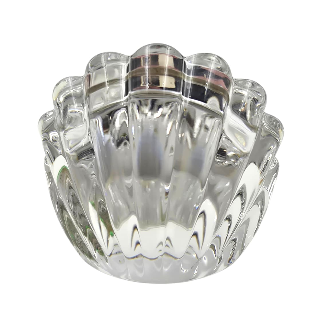 90s 독일 리드 크리스탈 조개 탁상 시계 상품이미지3