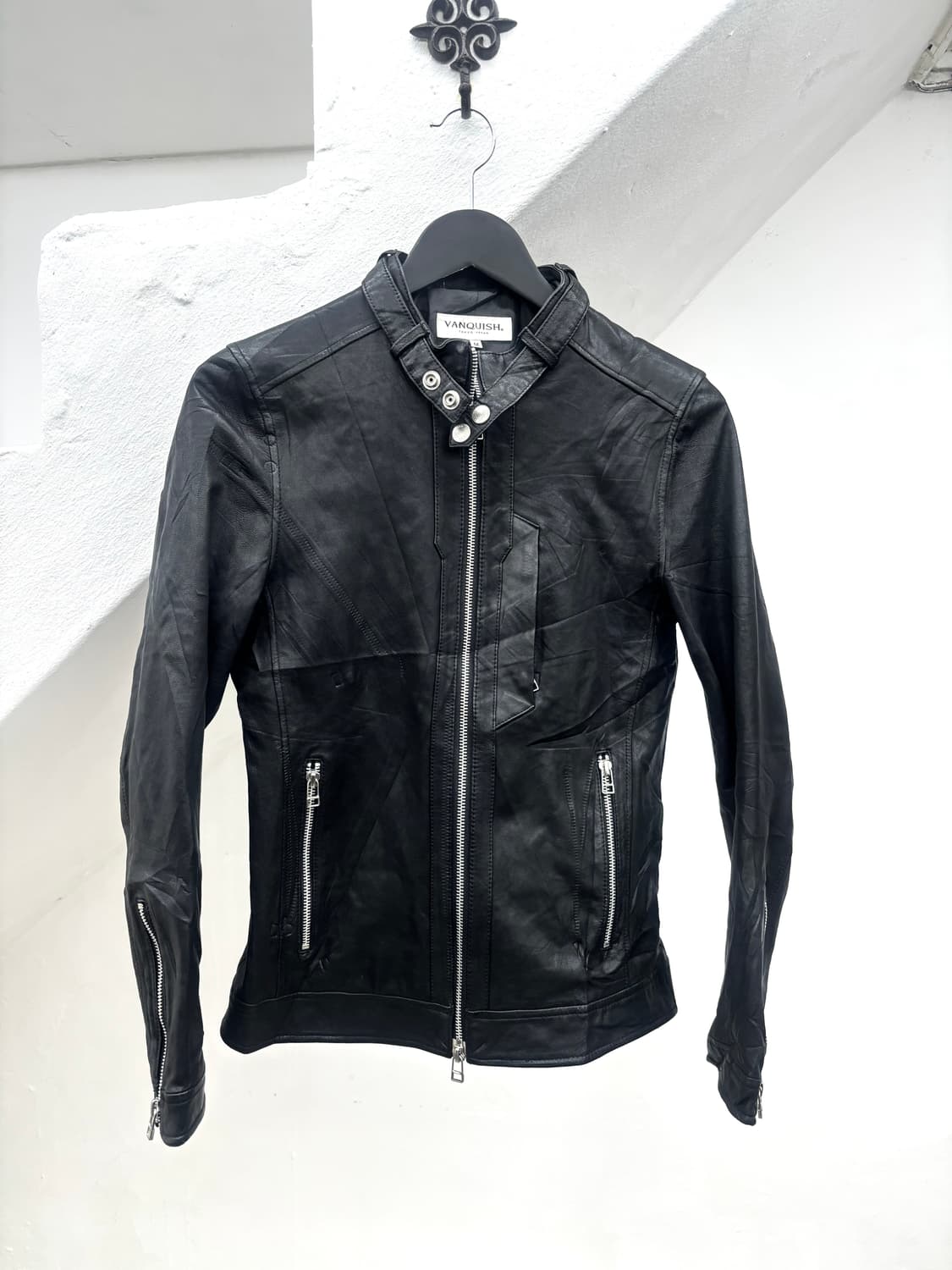 Vanquish lambskin leather jacket 상품이미지4