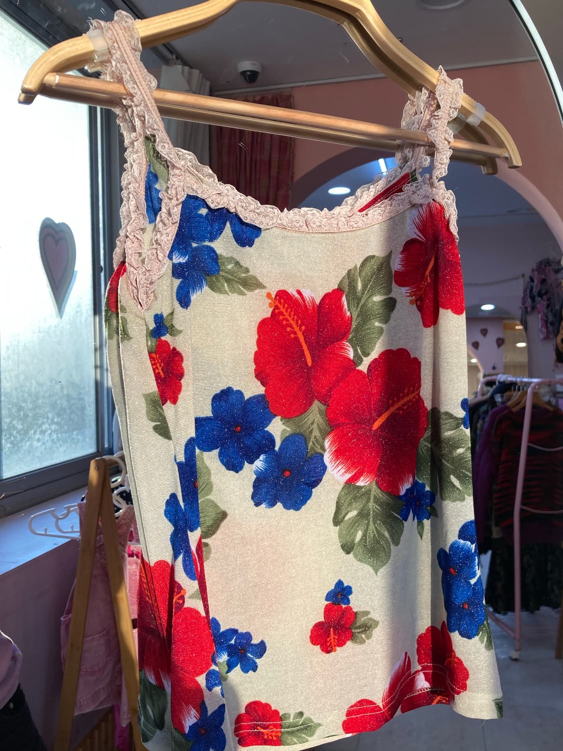 플라워 레이스 슬리브리스 상품이미지3