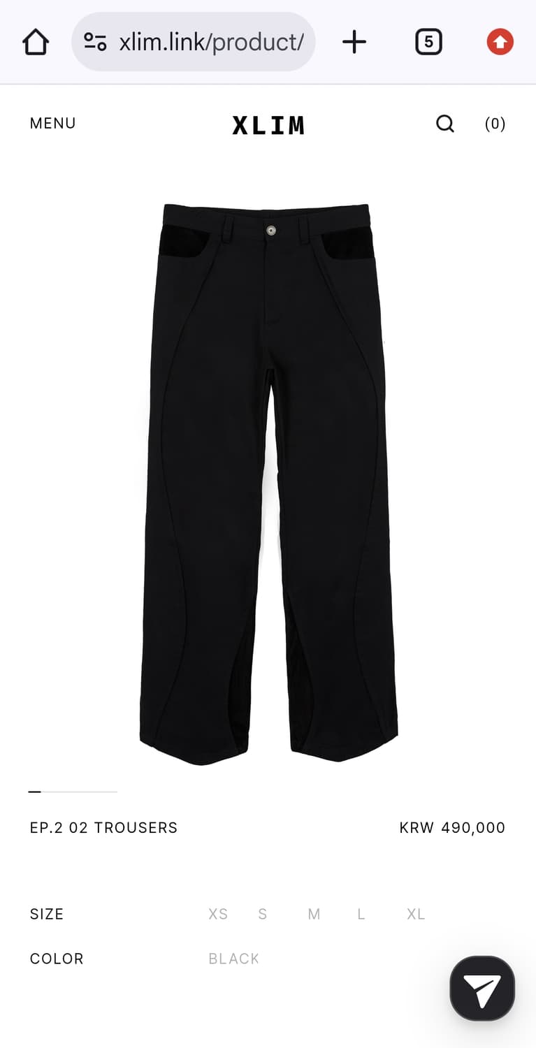 XLIM ep2 02 trousers 상품이미지3