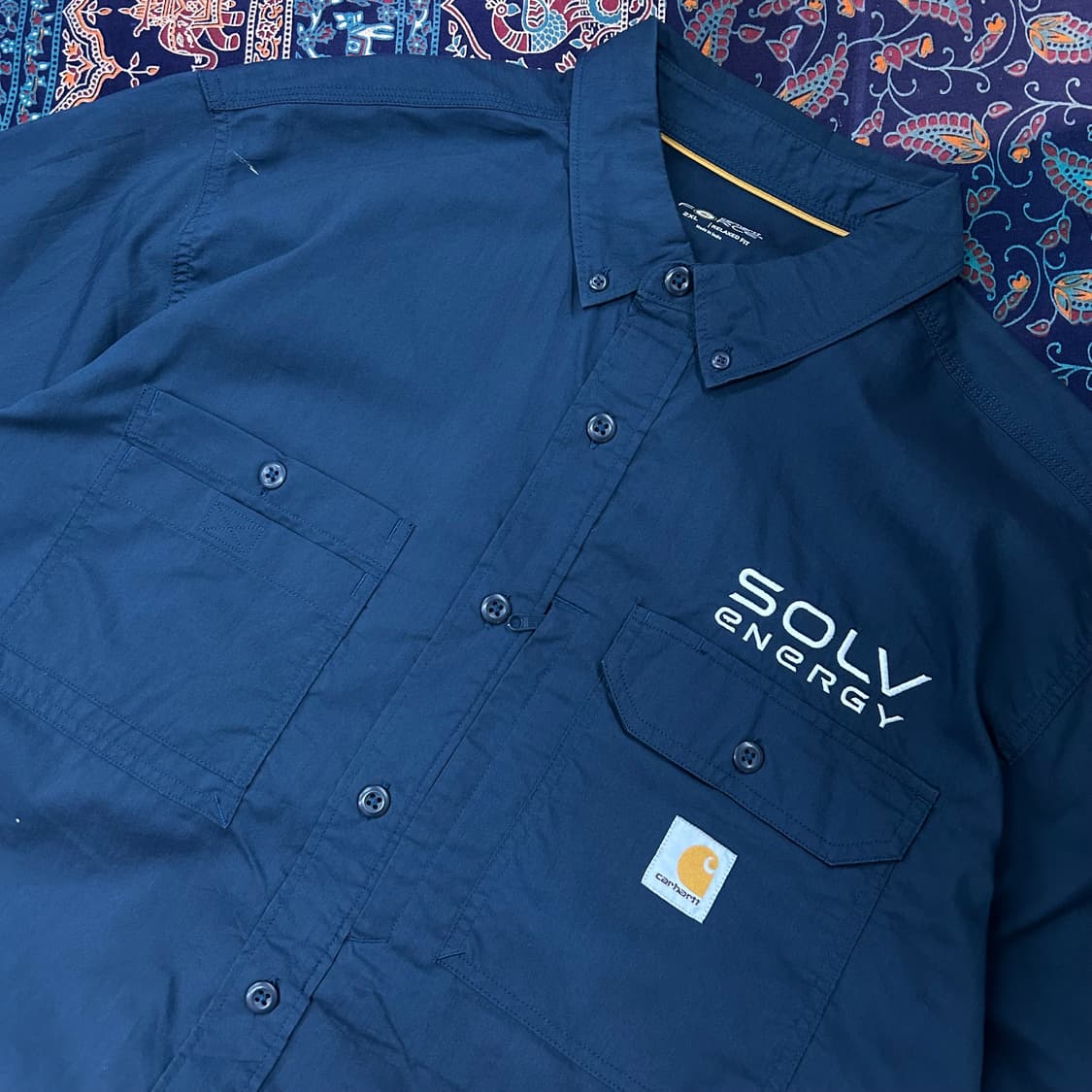 Carhartt Relaxed Fit Navy Shirts 상품이미지1