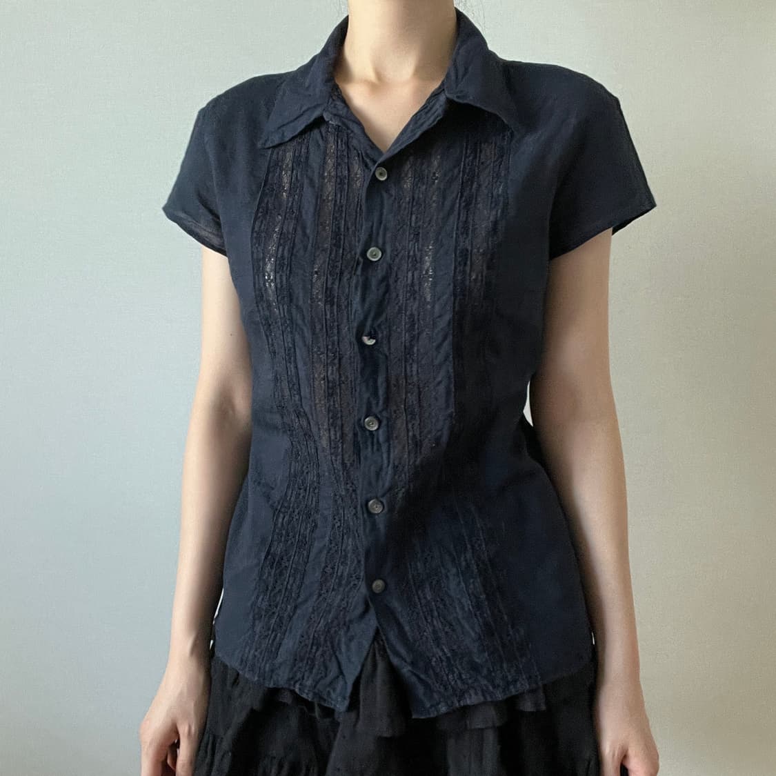45RPM Lace Blouse ( Made in Japan ) 상품이미지3