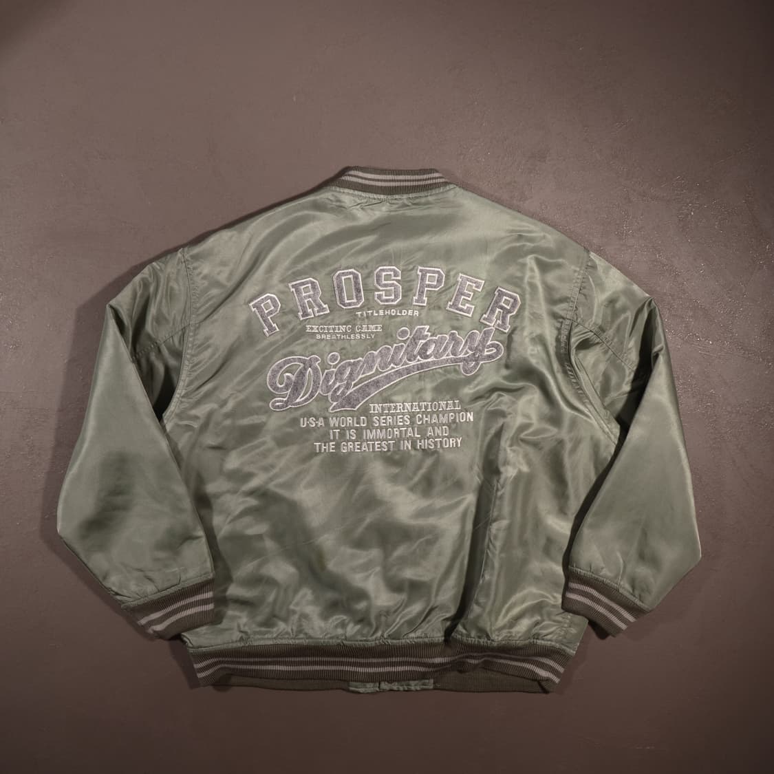 일본빈티지 자수 봄버자켓 상품이미지6