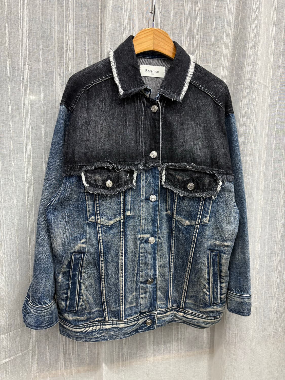 Berenice 베르니스 19ss 오세앙 루즈핏 데님 청자켓 상품이미지3