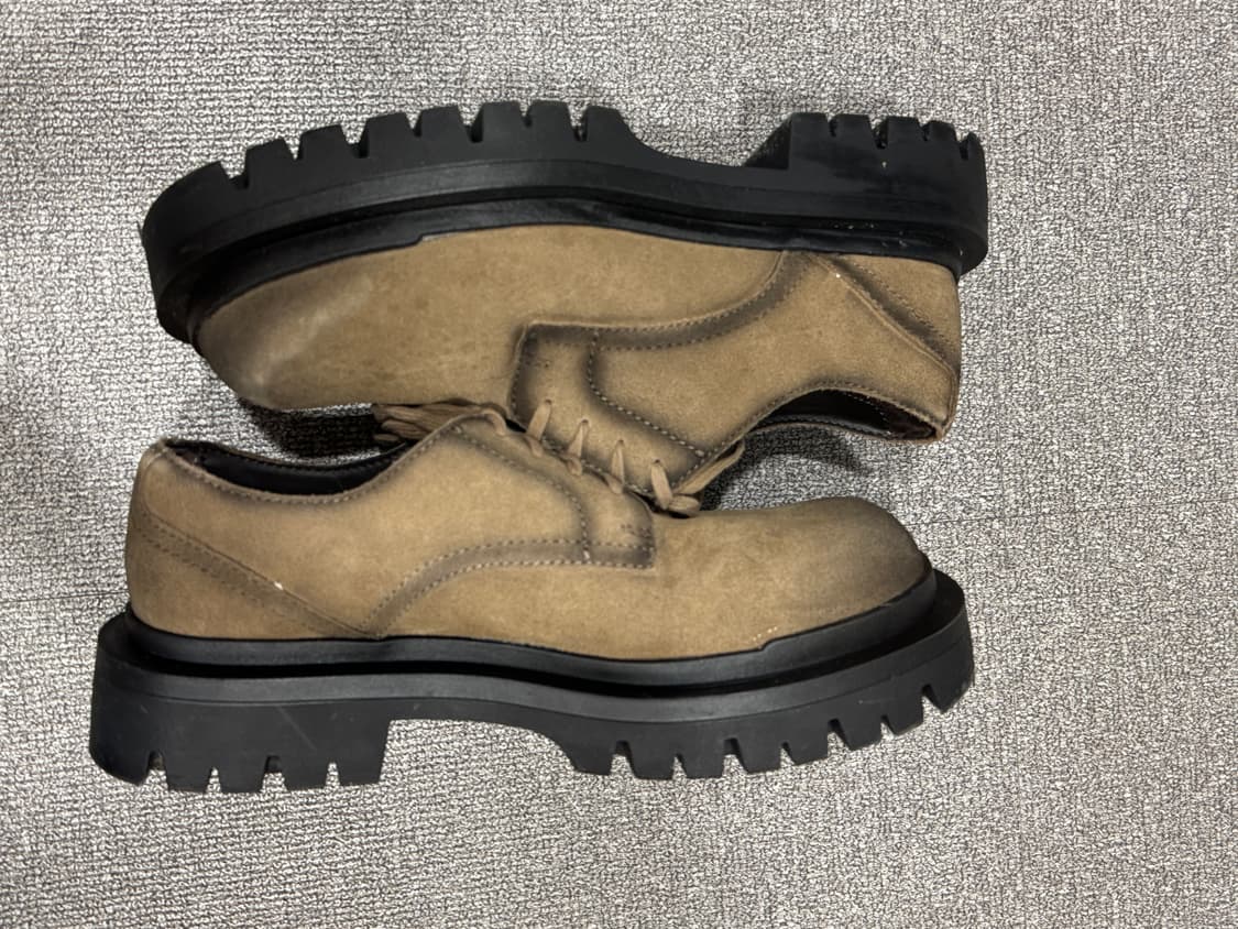 자라 스웨이드 워싱 더비 슈즈 43 상품이미지3