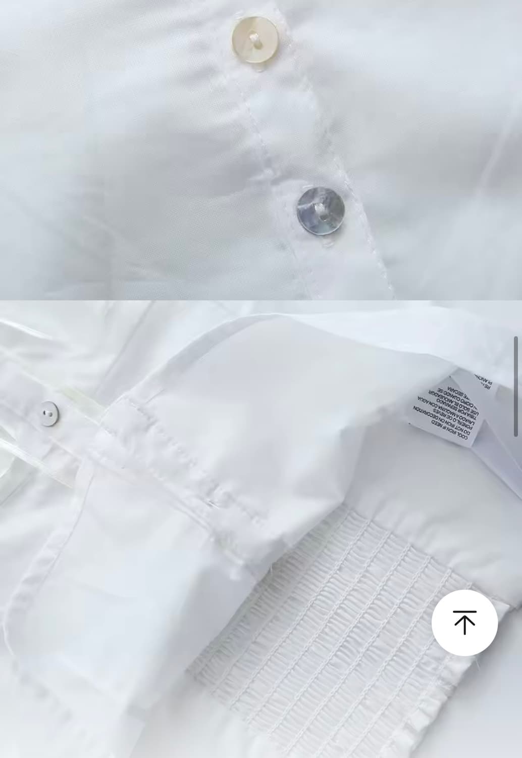 달천깔 발레코어 카하라 화이트 레이스리본 슬리브리스  상품이미지8