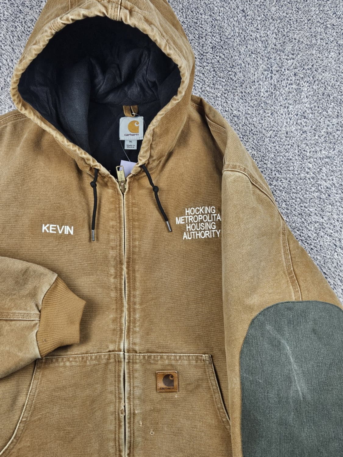 칼하트 J130 엘보패치드 캔버스 액티브 워크 자켓 (XL)/ 10261 상품이미지6