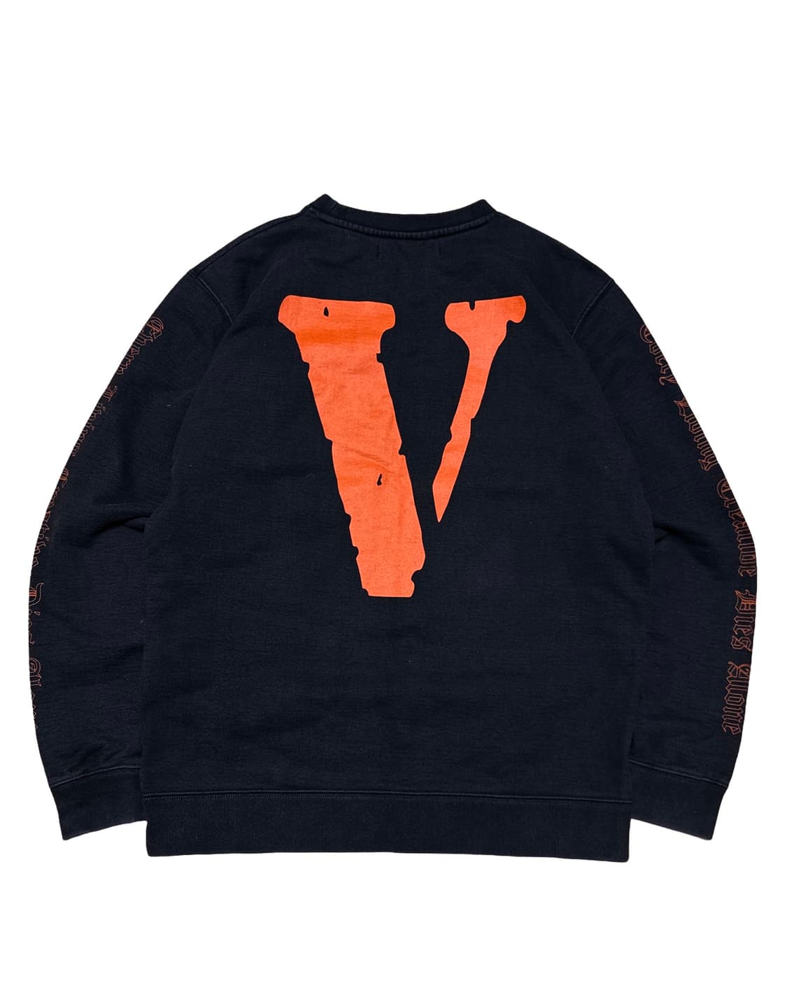 오프화이트 브이론 블랙 맨투맨 상품이미지1