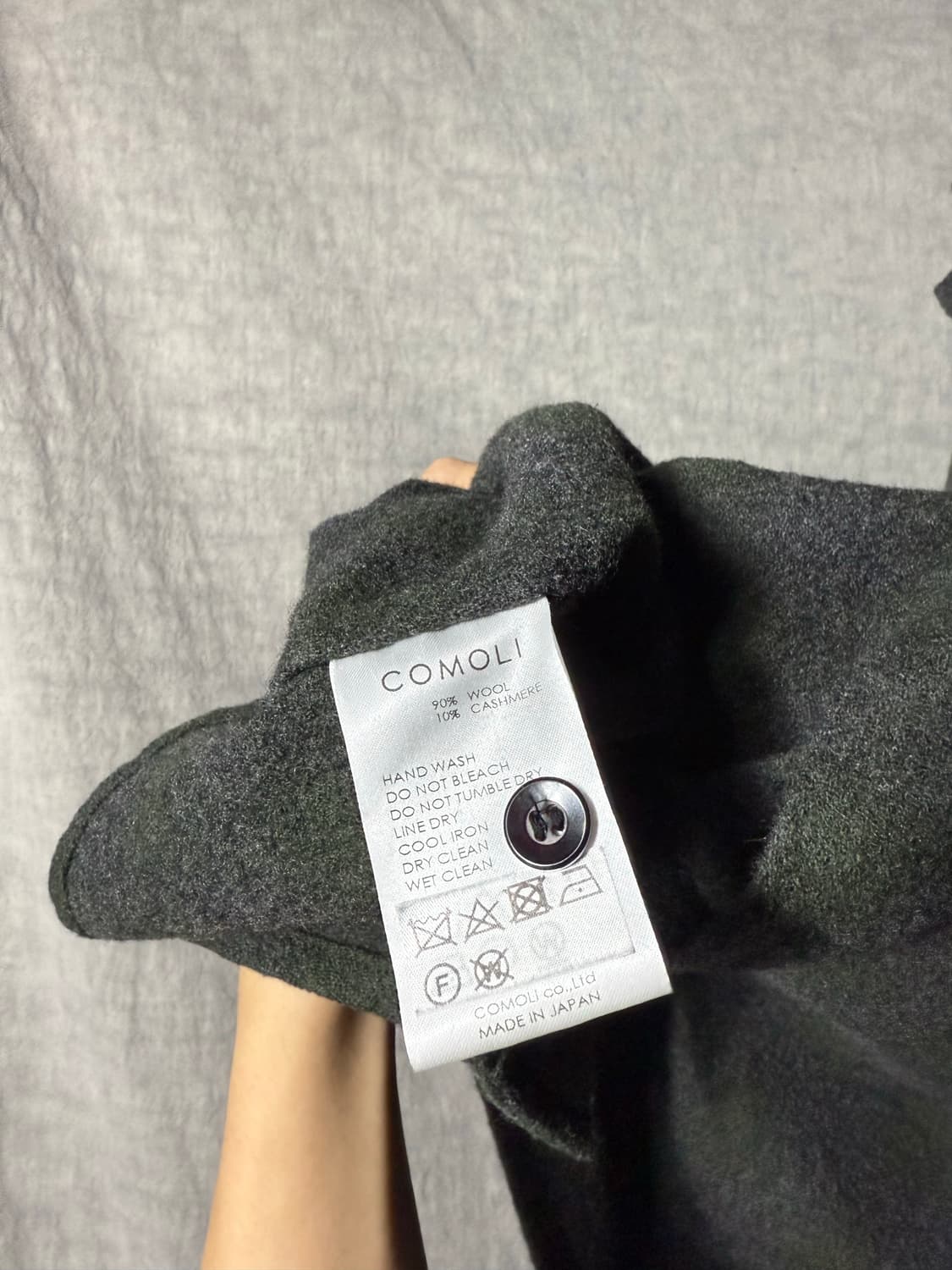 COMOLI Wool Cashmere Shirt 상품이미지8