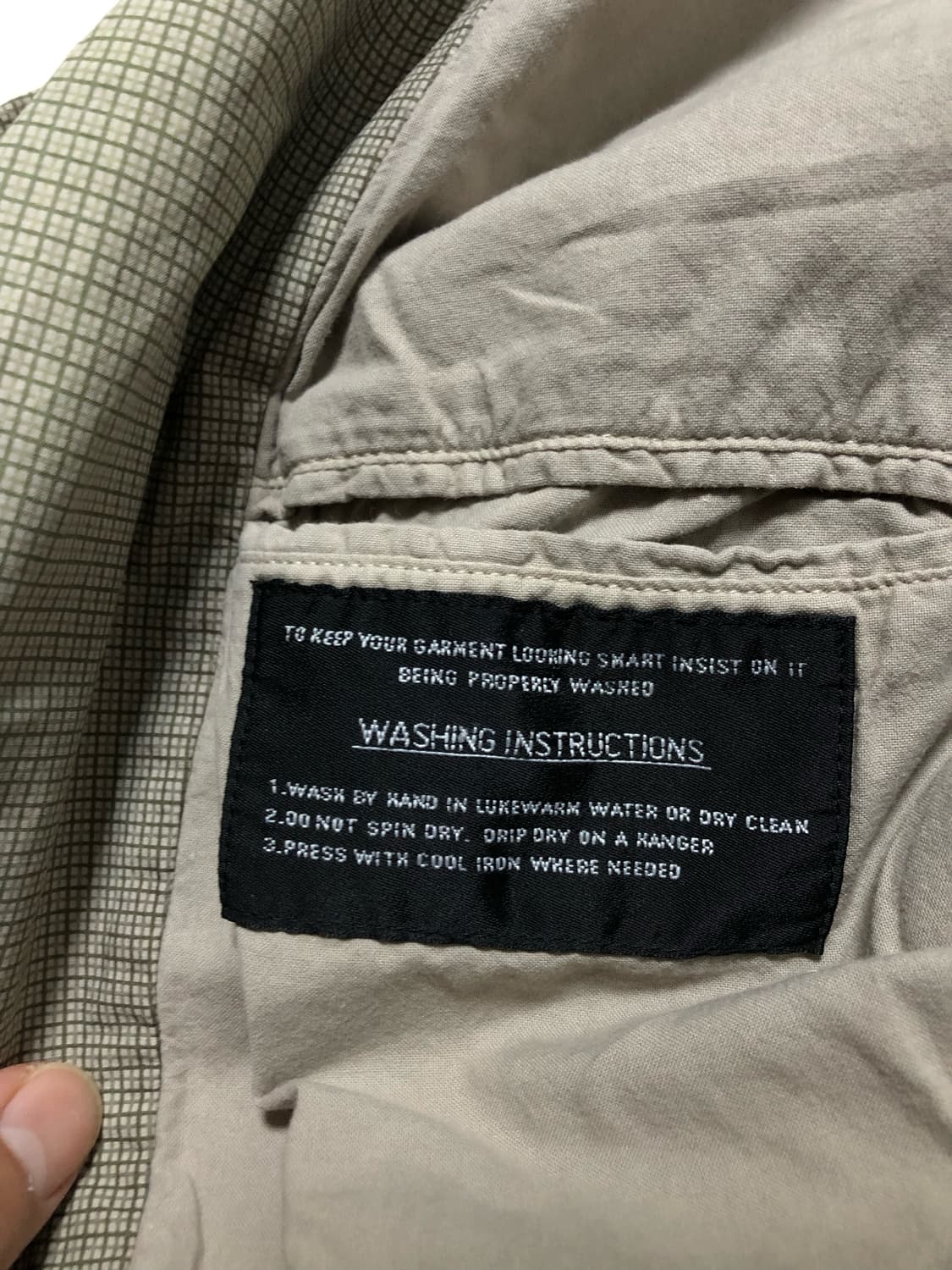 52) 마틴 마르지엘라 체크 그라데이션 자켓 상품이미지4