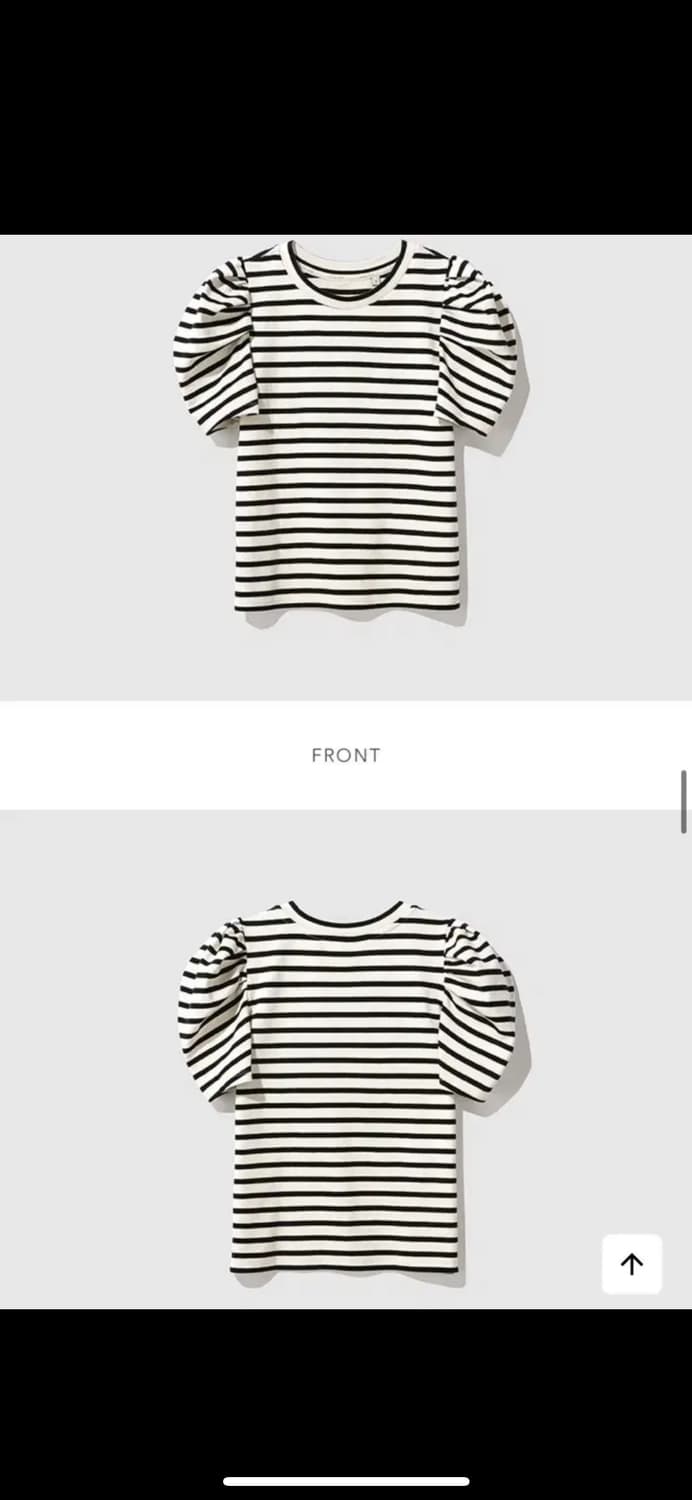 앤유ANAHEIM Puffed detail shoulder T-shirt 상품이미지6