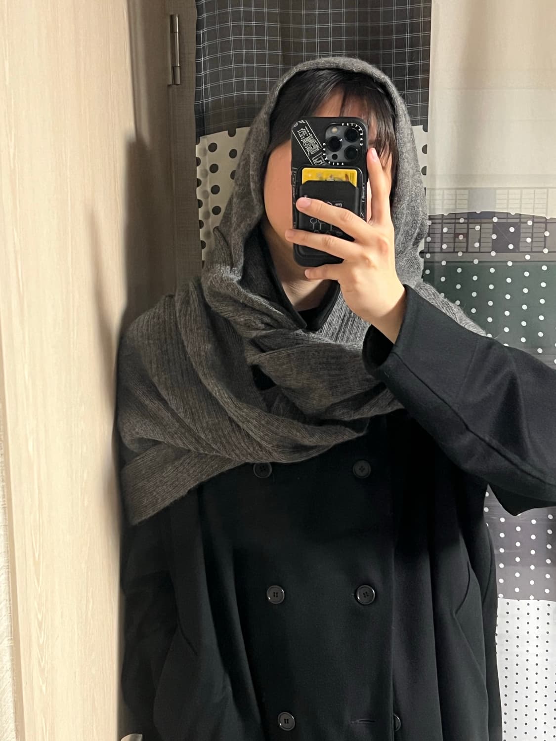 앤 드뮐미스터 후드 머플러 상품이미지3