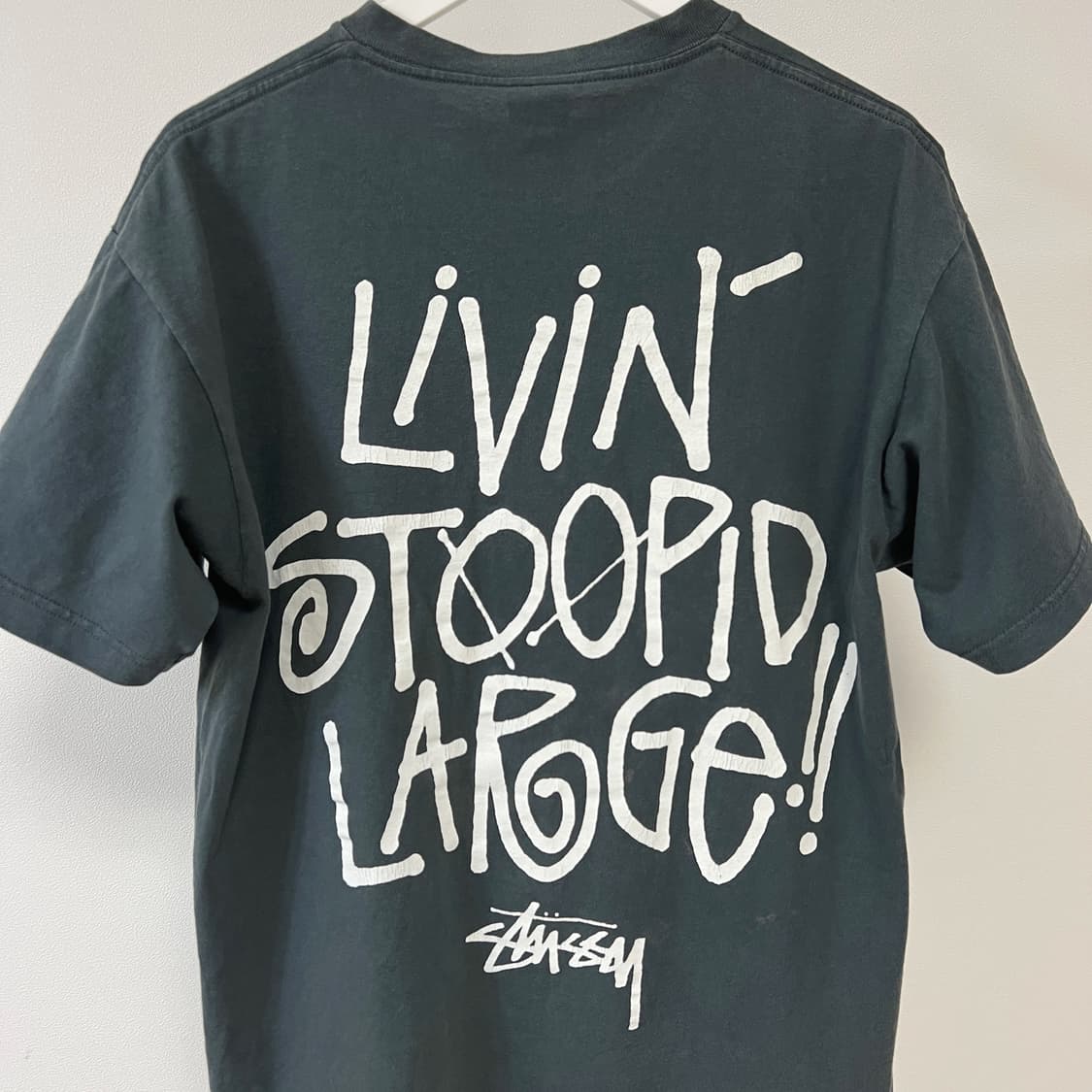 스투시 2000s Livin Stoopid Large 다이아몬드 티셔츠 상품이미지4