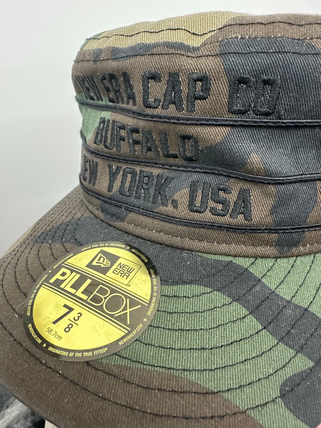 뉴에라 프리 커브드 필박스 피티드캡 우드랜드(카모) 상품이미지3