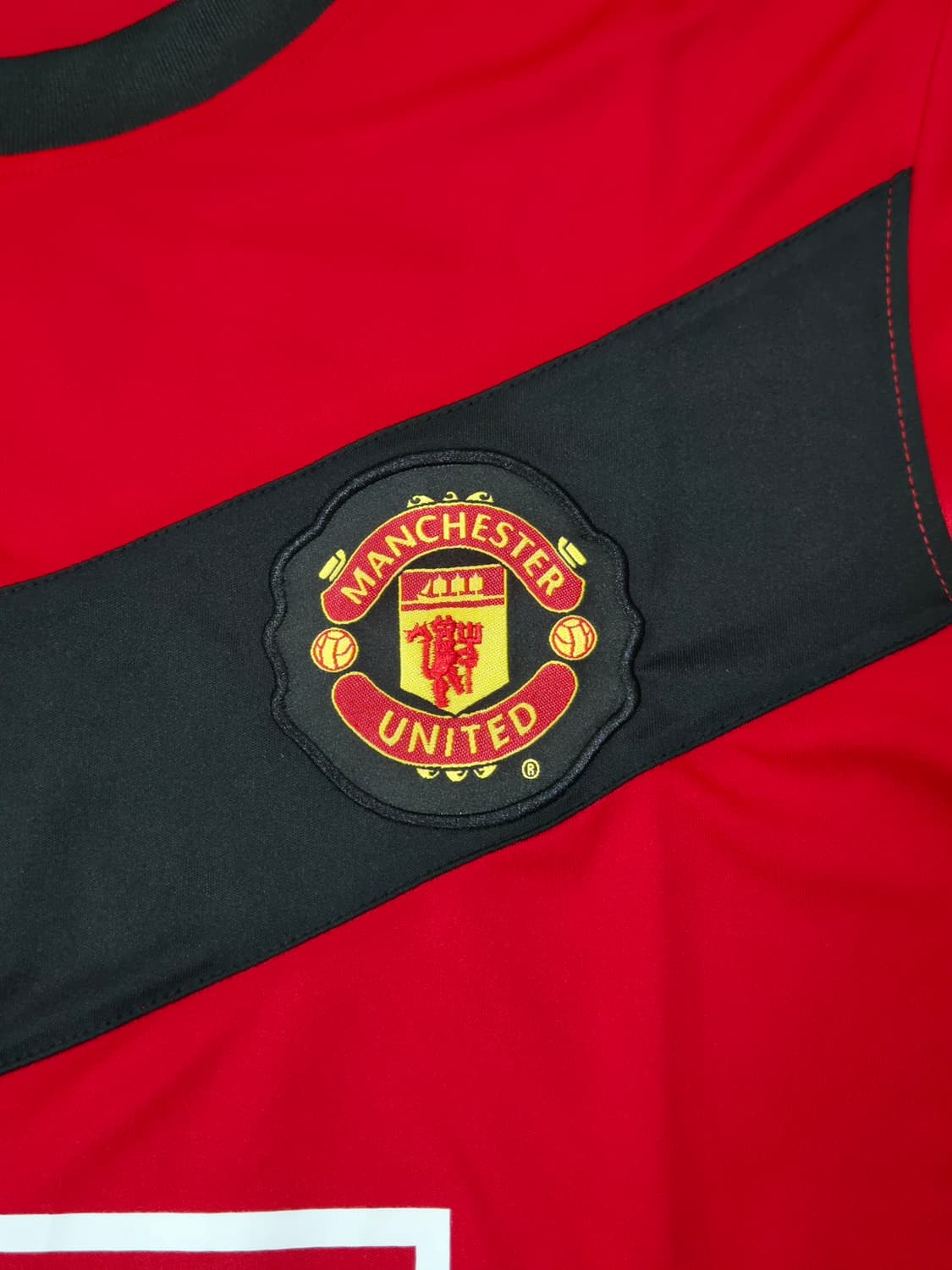 09-10시즌 맨유 홈 박지성 선수 긴팔유니폼 M 레플리카 상품이미지4