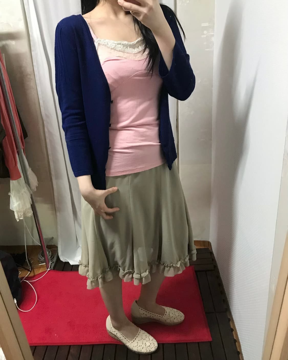 앤틱 빈티지 글리터 버튼 가디건 상품이미지4