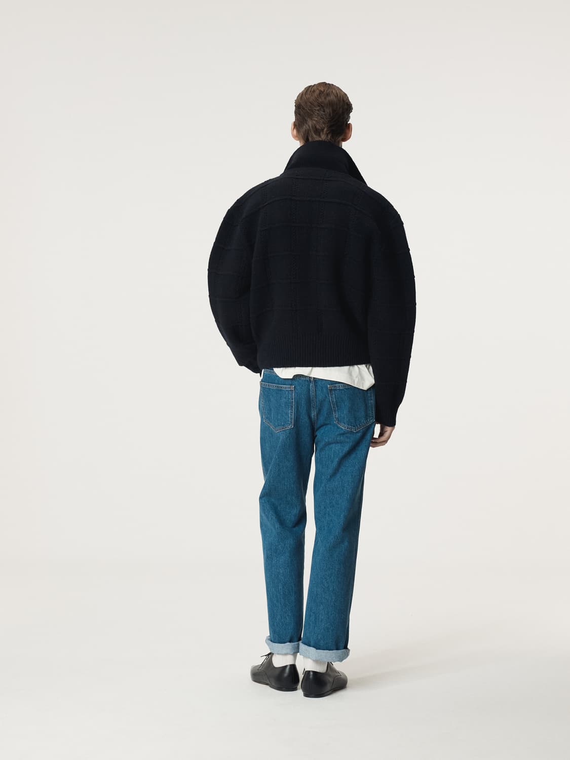 렉토 25FW 금장 가디건 상품이미지8