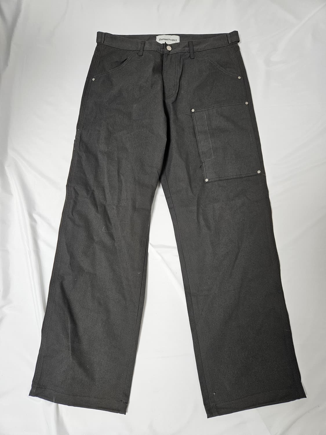 youmant project 유먼트프로젝트 카고 데님팬츠 빈티지그레이 L 상품이미지2