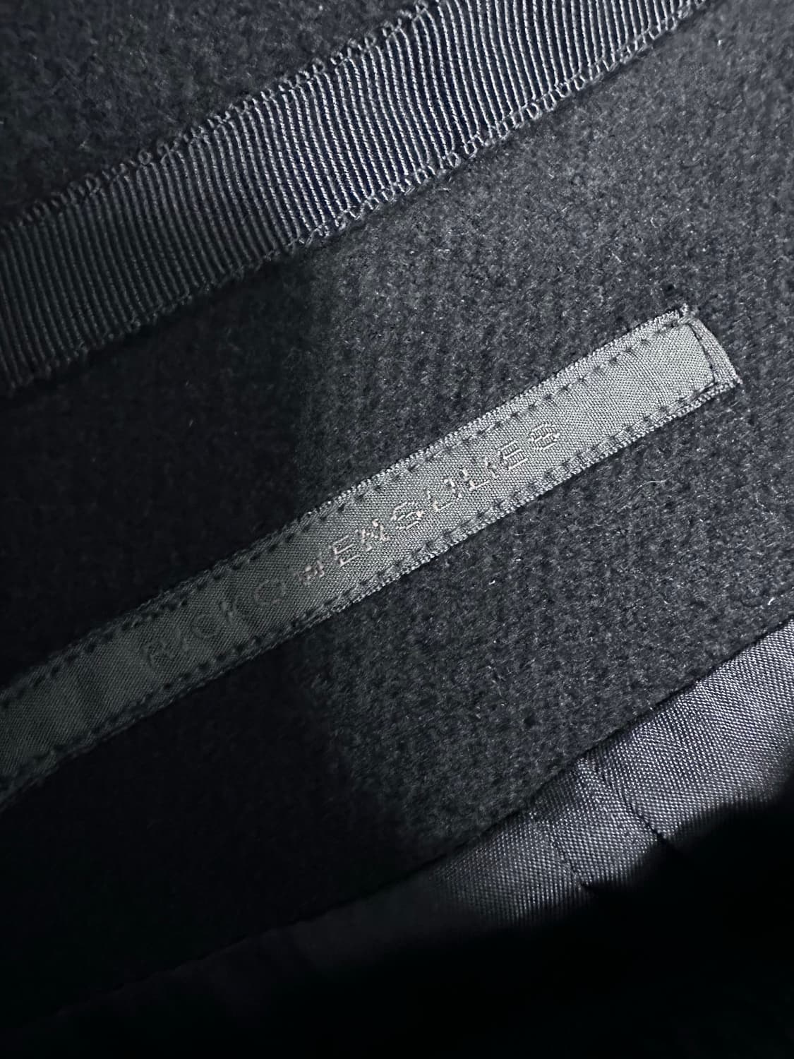 릭오웬스 릴리즈 울레더 코트 샘플 희귀 매물 상품이미지3