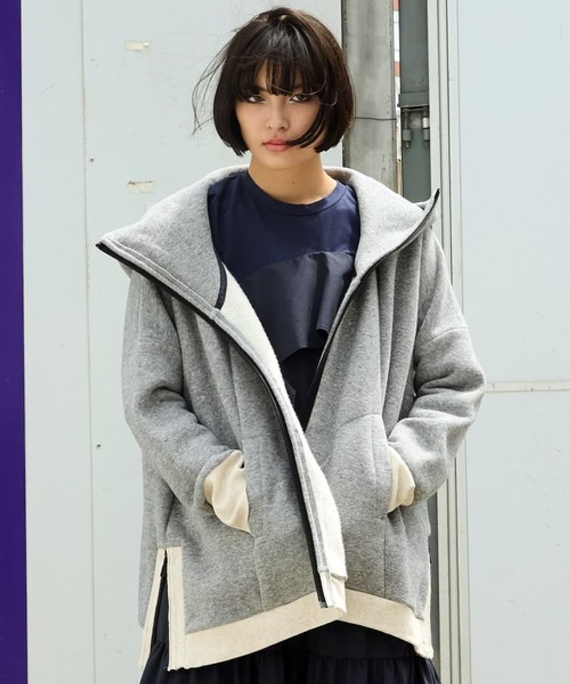 avie 오버핏 후드파카 상품이미지2