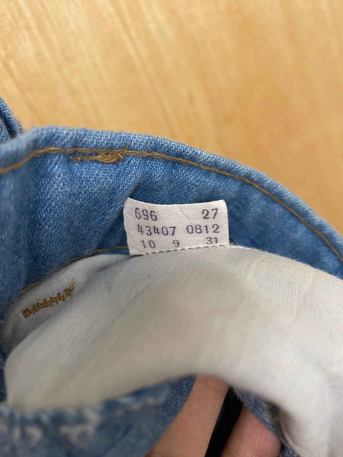 70's  LEVI'S bell bottom denim pants 벨보텀 상품이미지8