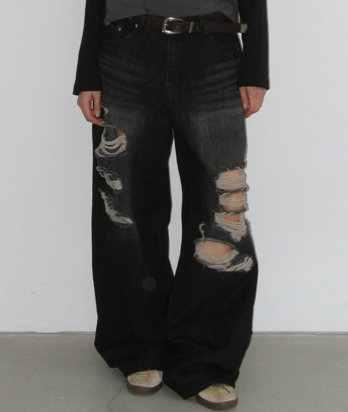 락케이크 Faye Damage Jeans 카리나 팬츠 xs 상품이미지1