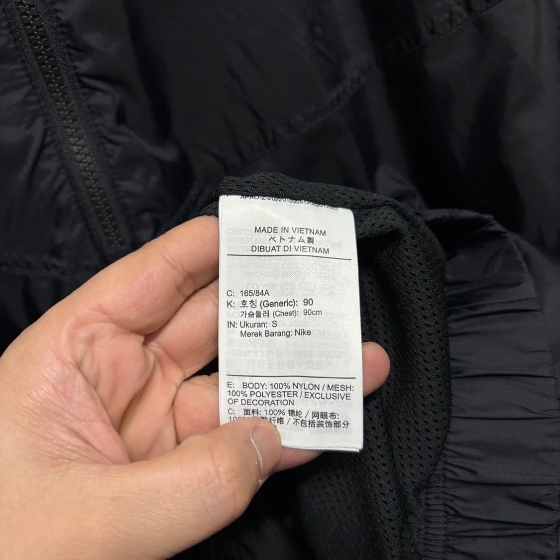 나이키 블랙 스우시 아노락 상품이미지4