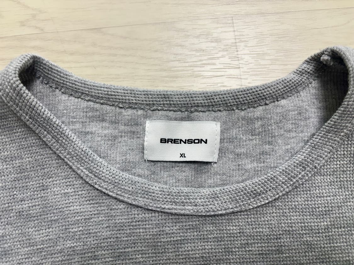 브렌슨 시티시어 와플 핑거홀 라운드 롱슬리브 xl 상품이미지2