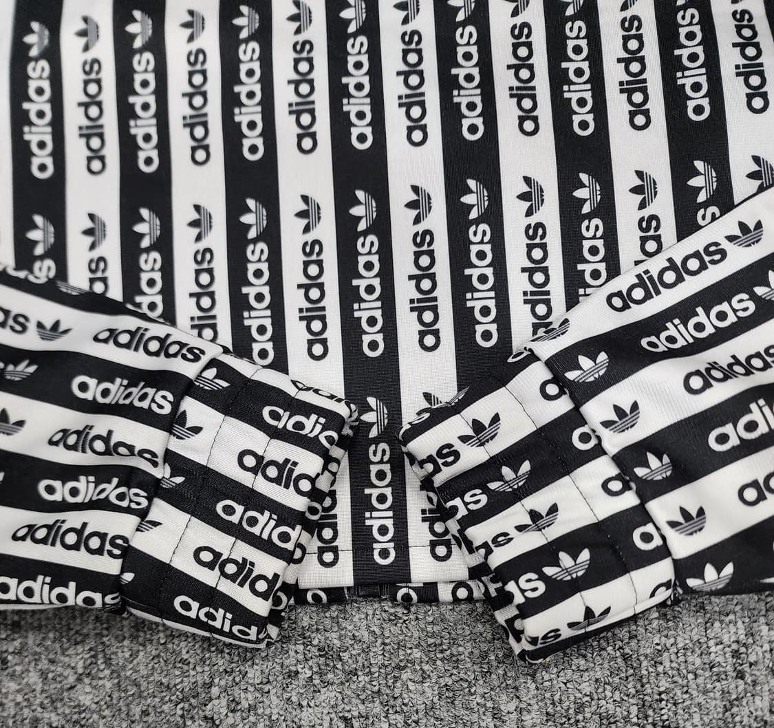 아디다스 스트라이프 로고 크롭 트랙탑 집업 자켓  S 상품이미지6