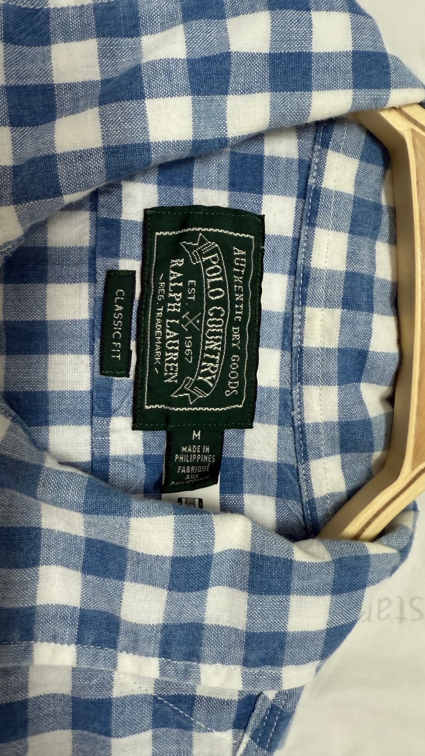 폴로 체크셔츠 상품이미지3