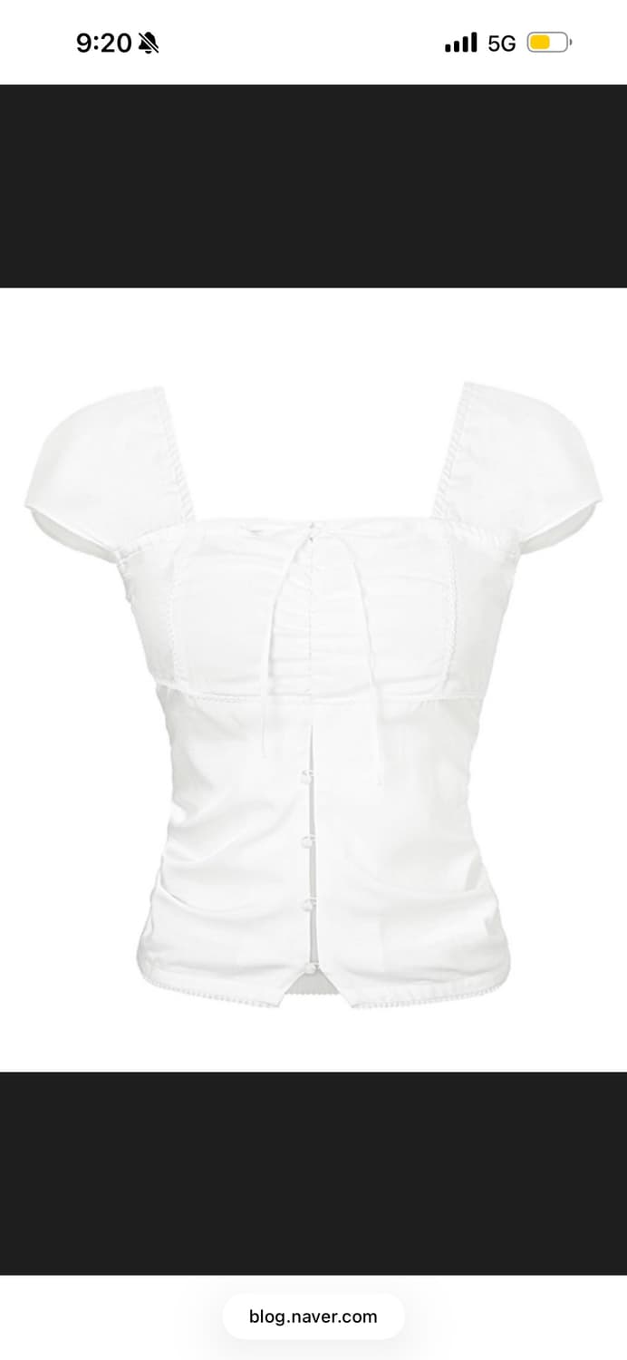 [정가8.8 새상품] YOUR SHIRRING BLOUSE 셔링블라우스  상품이미지4