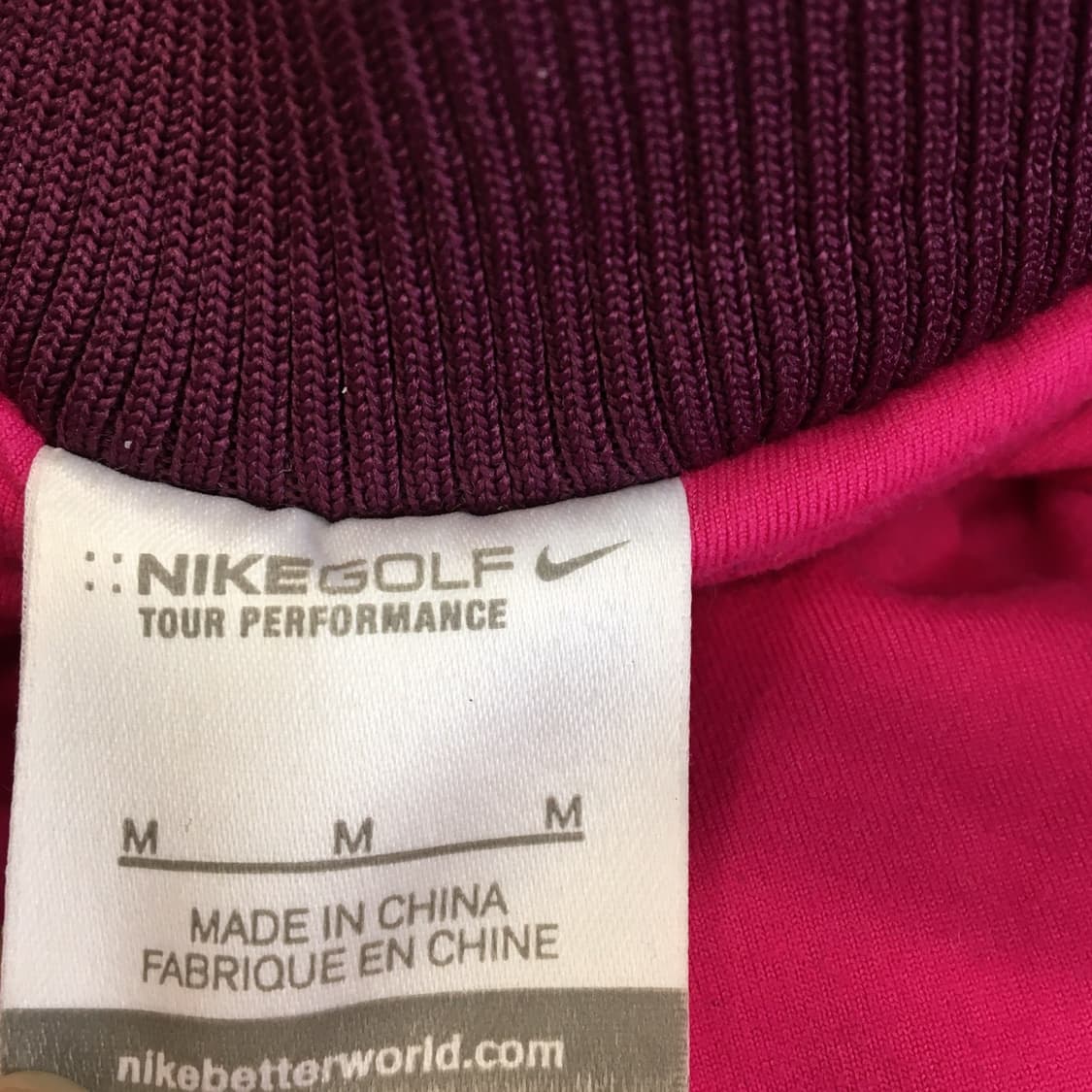 나이키 퍼플 컬러블록 스우시 패딩 M 상품이미지5