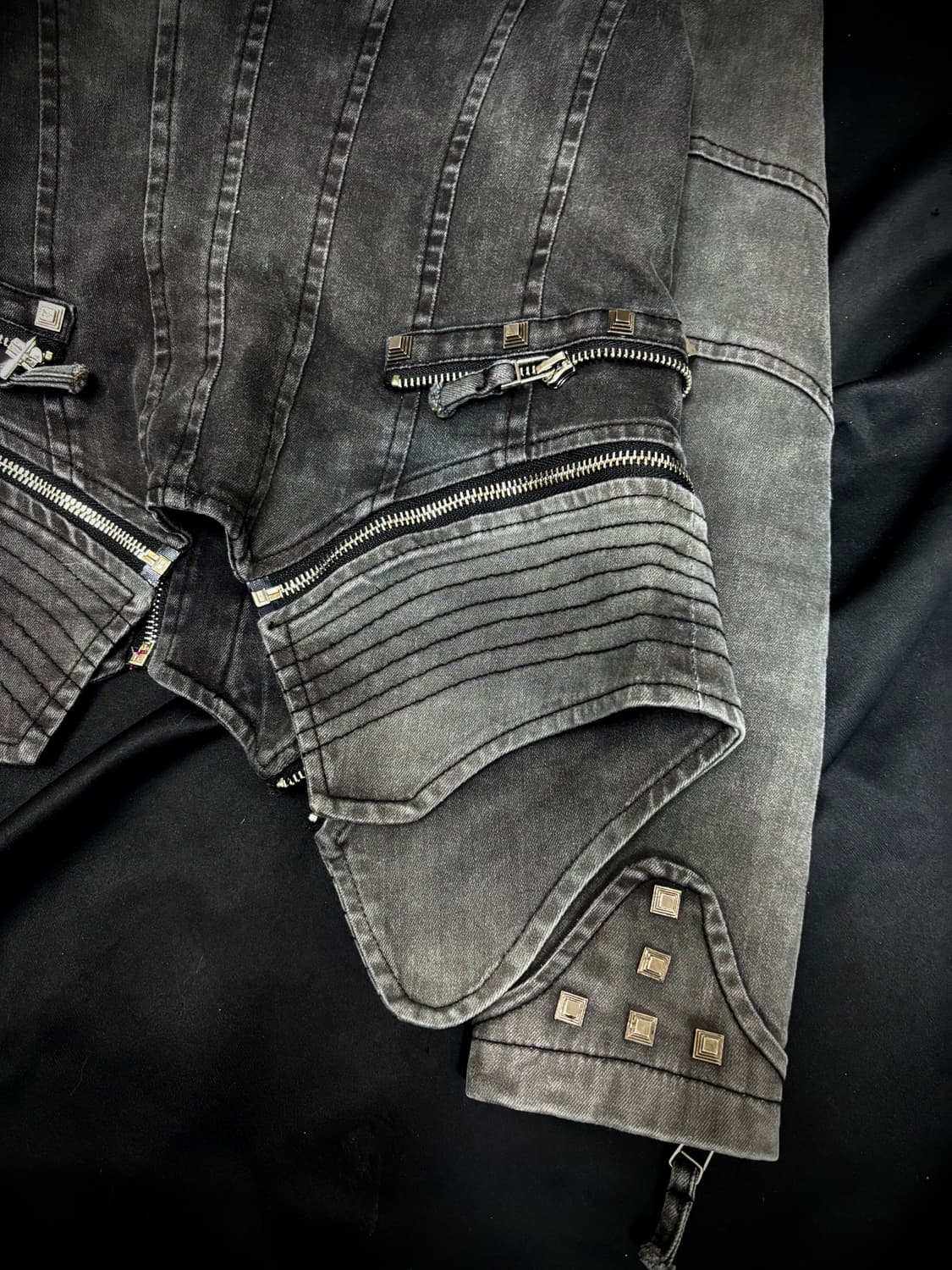 [SHALANG]00’s Rare Design Zip&Stud Detai 상품이미지5