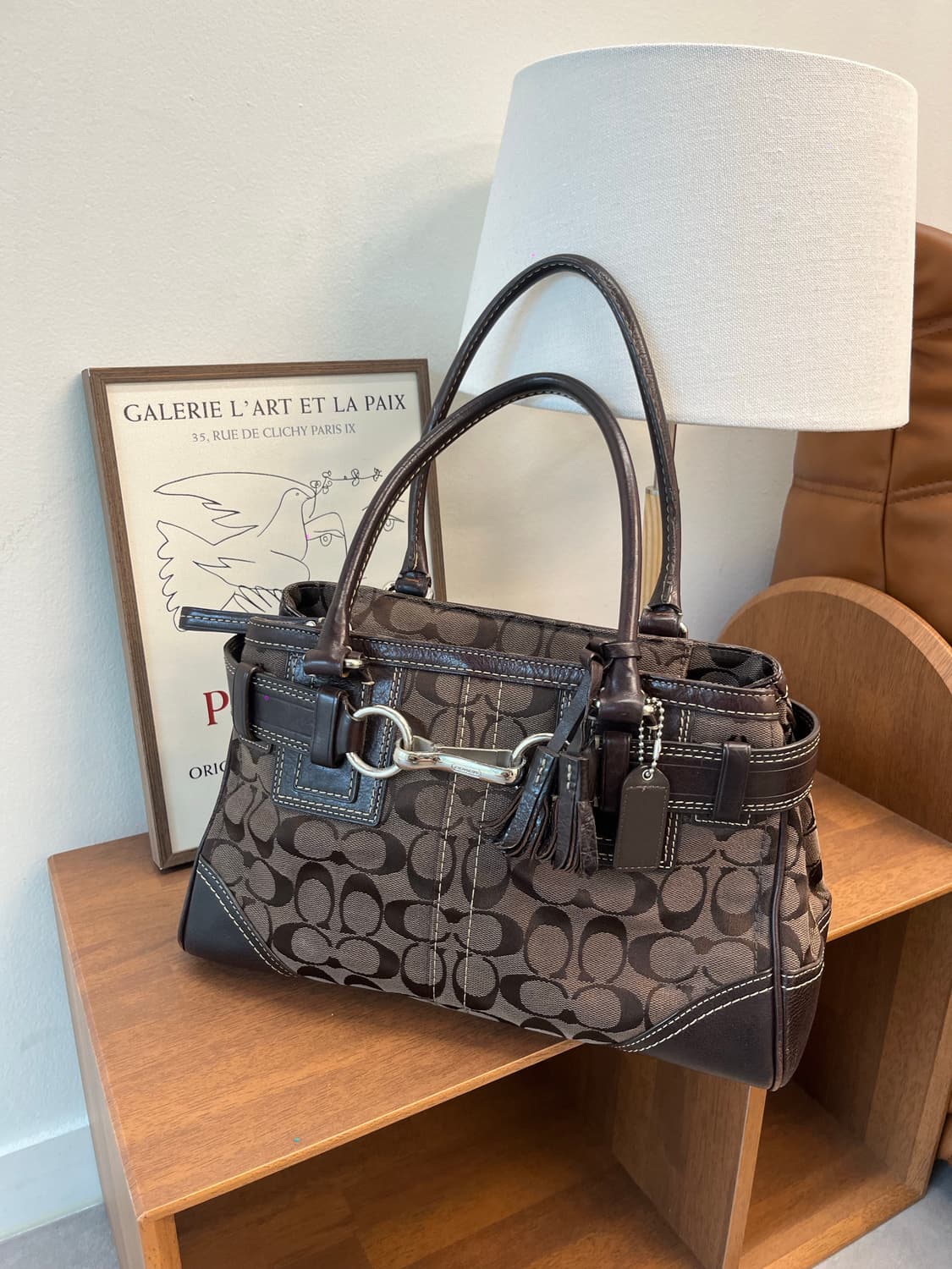 Coach Brown Square Bag 상품이미지2