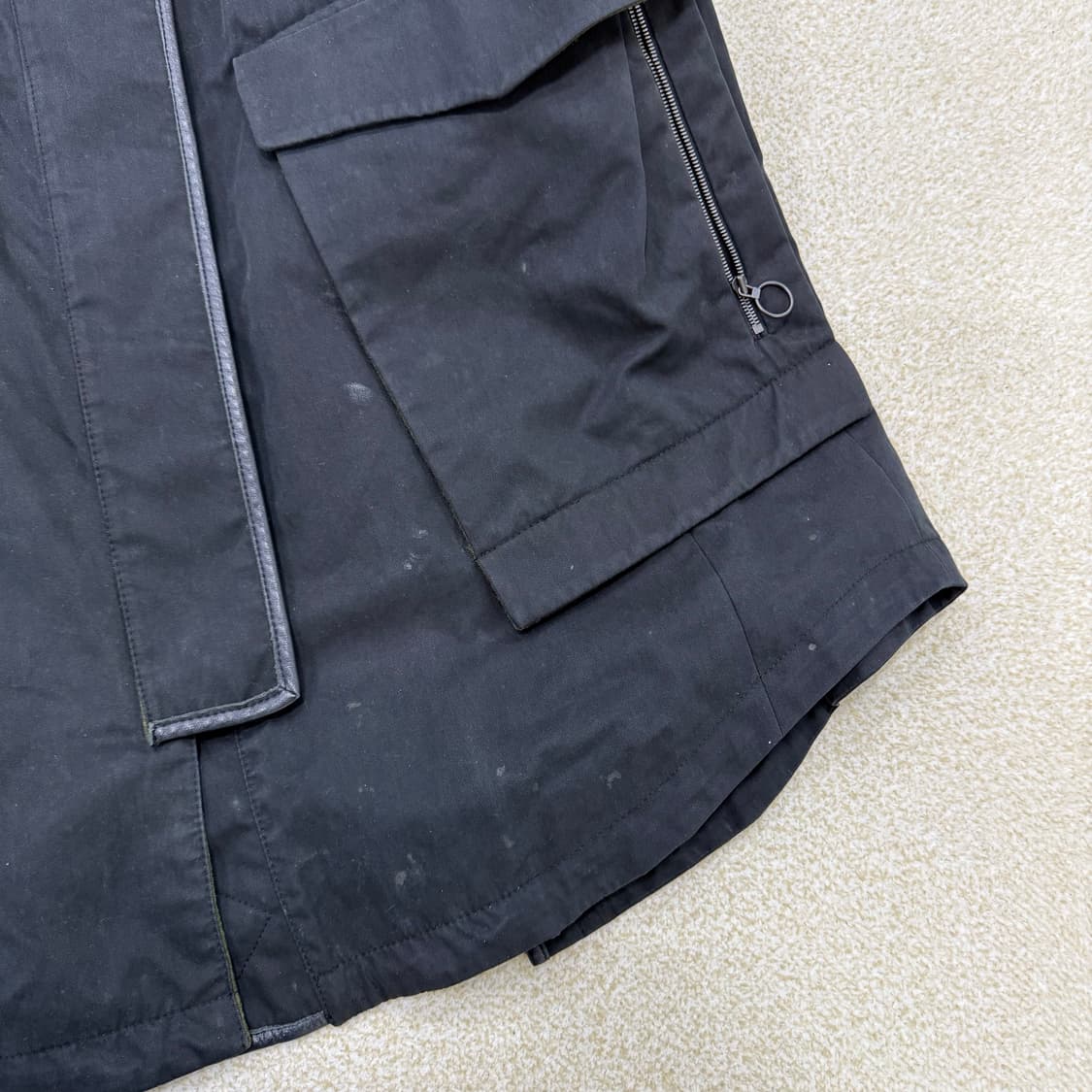 82 한섬 타임 여성 빈티지 후드 파카 0127T1 상품이미지3