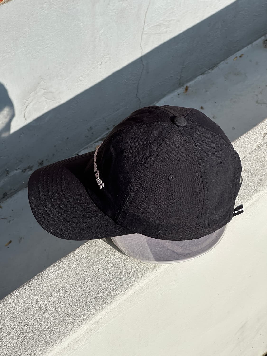 [F] 디스이즈네버댓 로고 블랙 볼캡 모자 상품이미지3