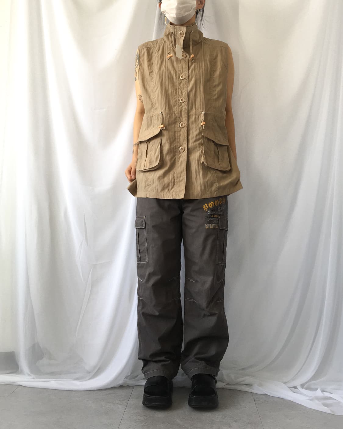 High neck vest 상품이미지5