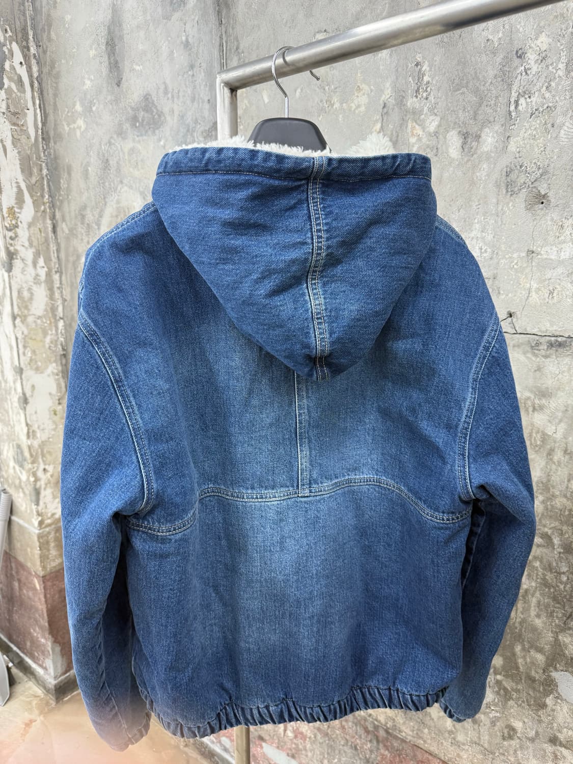 [L]스투시 데님 쉐르파 워크자켓 상품이미지2