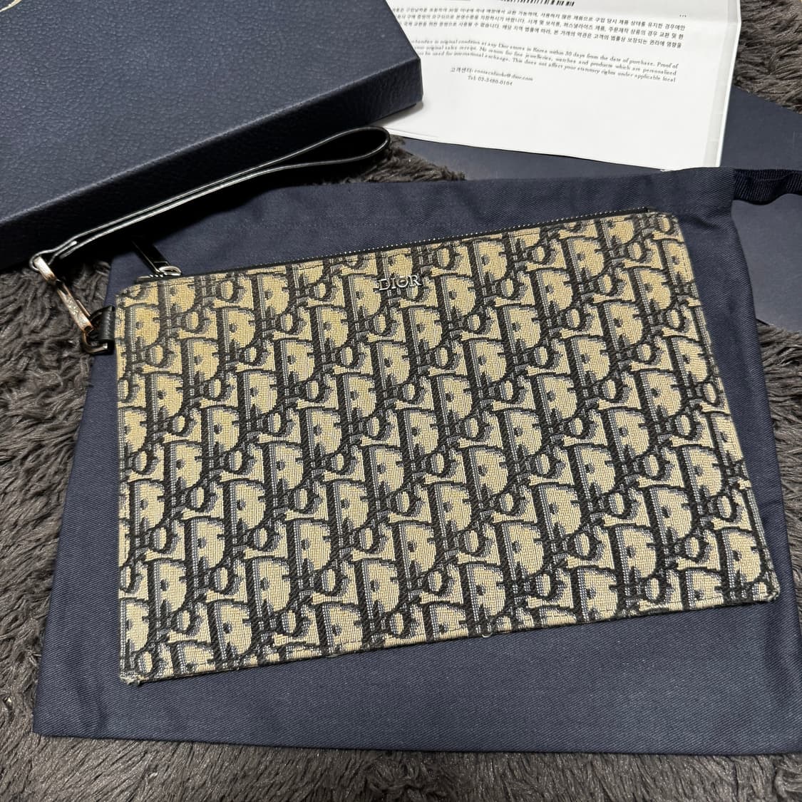 [ 풀구성 ] 디올 오블리크 A5 클러치백 상품이미지1