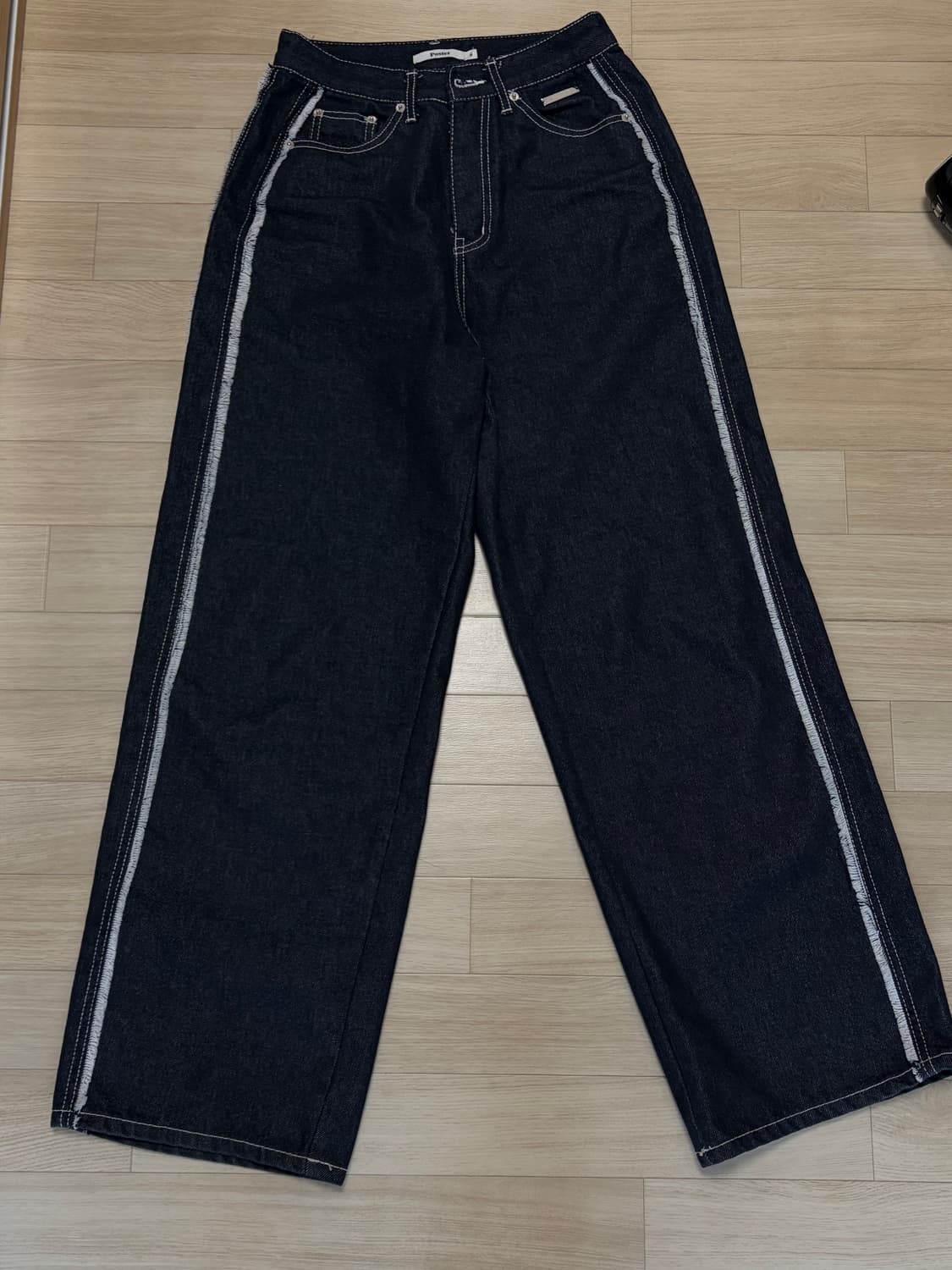 s) 포스터 생지라인데님 팬츠 상품이미지3